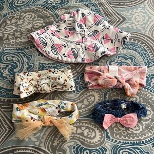 Bundle of Baby Hat and Bows